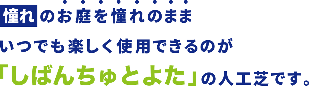憧れのお庭を憧れのまま